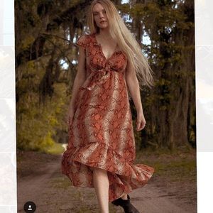 BUDDY LOVE GILLIAN SNAKESKIN DRESS